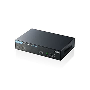 エレコム スイッチングハブ 2.5 ギガビット対応 5ポート 金属筐体 ACアダプタ電源外付け 省電力 ブラック EHC-Q05MA-HJB