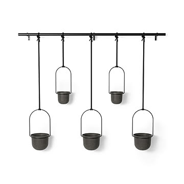 Umbra アンブラ Triflora 5 Hanging Planters トリフローラ 5カップ ラージ /  プランター 観葉植物 多肉植物 壁面 吊り下げ