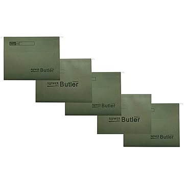 SLOWER（スロウワー） ファイルホルダー 同色5枚セット Butler（バトラー） オリーブ 【本体別売】