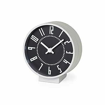 Lemnos レムノス eki clock エキクロック TIL19-08 置時計 スイープムーブメント テーブルクロック デスククロック
