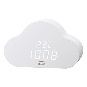 ブルーノ BRUNO クラウドクロック 雲型 置き時計 BCA030  クロック 時計 デジタル USB 電池 デスク 卓上