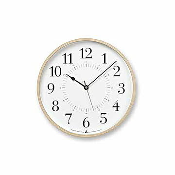 Lemnos レムノス CASA AWA CLOCK TOKI トキ AWA13-05  電波時計 掛け時計 スイープセコンド デザイン時計