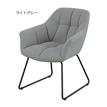 あずま工芸 ラティスチェア 組立式 幅650x奥行665x高さ785mm ライトグレー