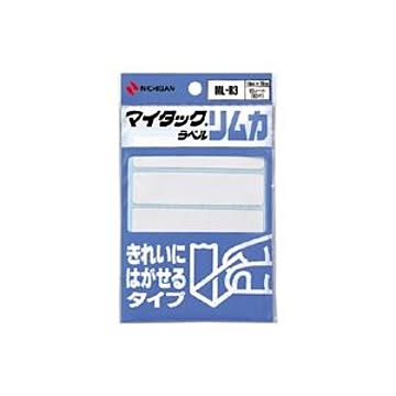 （まとめ） ニチバン マイタック(R) ラベル リムカ(R) （きれいにはがせるタイプ） ML-R3 1P入 【×10セット】
