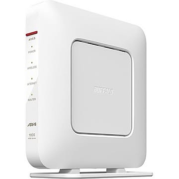 バッファロー 無線LAN親機 11ax/ac/n/a/g/b 1201+573Mbps WSR-1800AX4S-WH