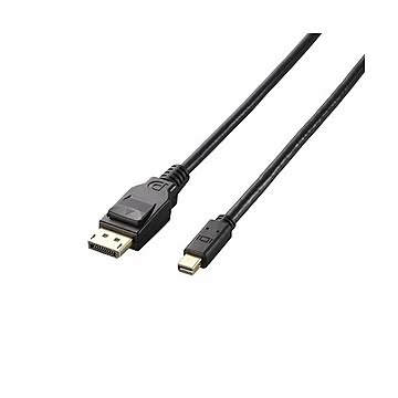 (まとめ)エレコム DisplayPort(TM)ケーブル CAC-DPM1215BK×2セット