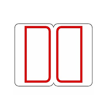 （まとめ） ライオン事務器 インデックスラベル27×34mm 赤 RL1 1パック（180片：9片×20シート） 【×30セット】