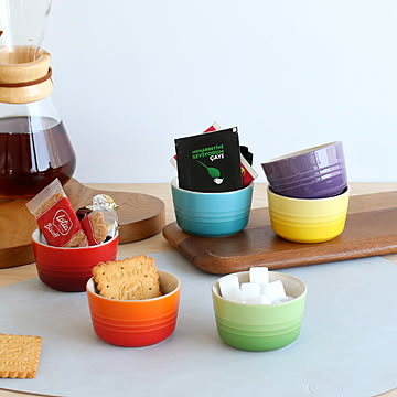 ルクルーゼ(ル・クルーゼ) ミニラムカン 6個セット カラーアソート Le Creuset