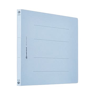 （まとめ） スマートバリュー フラットファイルA4E R青10冊 D018J-RBL×10セット