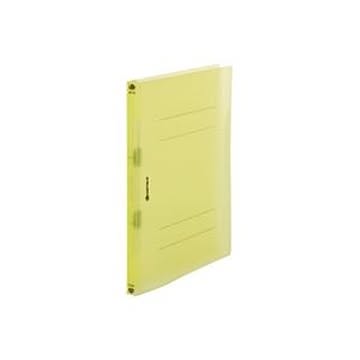 (業務用3セット) ジョインテックス フラットファイル/PP製バインダー 【A4/2穴 10冊入り】 タテ型 クリア表紙タイプ D024J-CYL 黄