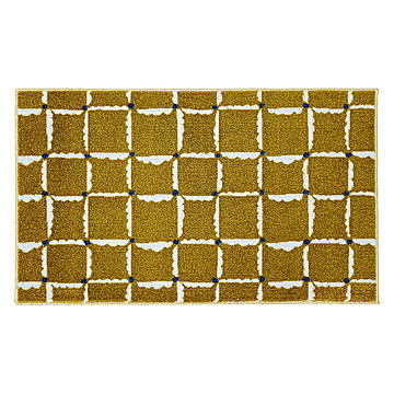 マット Tomoko Murata Windcheck Gold 国産 45x75cm クリーンテックス