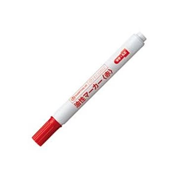 （まとめ）ジョインテックス 油性マーカーシングル中字赤12本 H037J-RD 【×5セット】