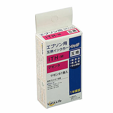 エプソン用 互換インクカートリッジ ITH-M マゼンタ LNEPITH-M 管理No. 4582458926751