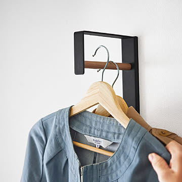 山崎実業 壁付けコートハンガー タワー tower