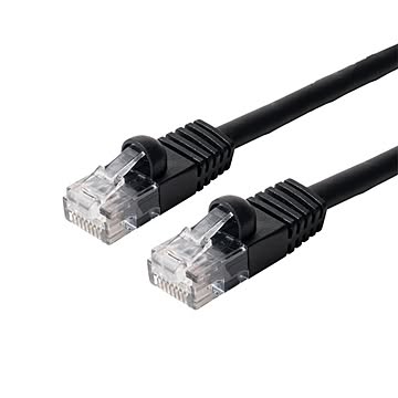 ミヨシ（MCO） カテゴリー6 LANケーブル 2m ブラック 【×5本セット】 TWN-602BK-5P