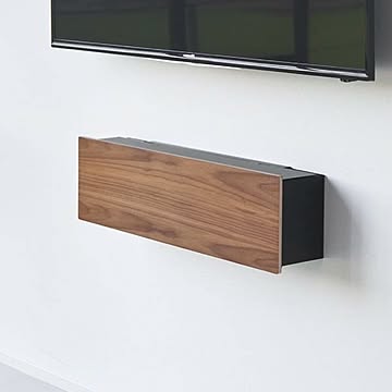 山崎実業 壁付けテレビ周辺機器収納ボックス タワー tower