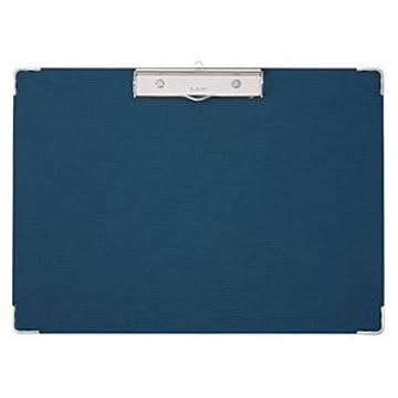 (まとめ) ライオン事務器 ボール用箋挟 B4ヨコ 紺 No.131 1枚 【×10セット】