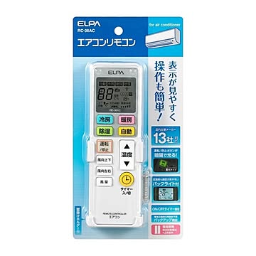 ELPA RC-36AC 汎用エアコンリモコン