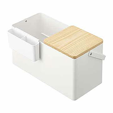 tower タワー(山崎実業) メイクボックス Makeup Storage Box 化粧箱 メイク収納箱 化粧道具箱 化粧ボックス メイク道具箱 コスメボックス