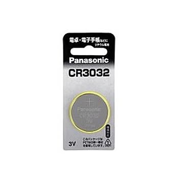 (まとめ) パナソニック コイン形リチウム電池CR3032 1個 【×30セット】