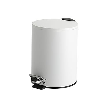 テラモト 5L 静音タイプ ペダルボックス ホワイト