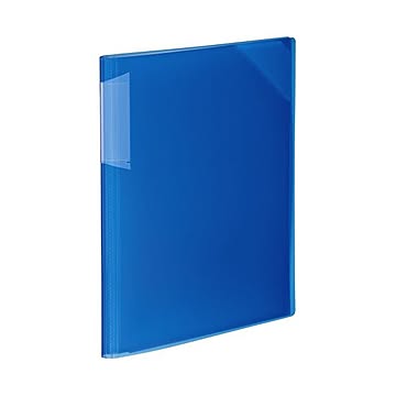 コクヨ クリヤーホルダーブックノビータ固定式 A4タテ 12ポケット 背幅10〜30mm 青 フ-N5710B-12 1セット10冊