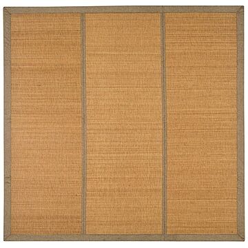 カナパ2 竹ラグマット 180×180cm 正方形 ベージュ 表面竹100％ 折りたたみ収納可