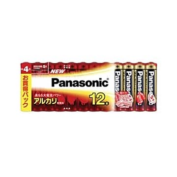 パナソニック(家電) アルカリ乾電池 単4形 12本シュリンクパック LR03XJ/12SW