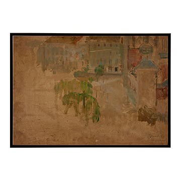 世界の古い絵画 レトロポスター デジタルリマスターMain Market Square i【bn-poster-3787】