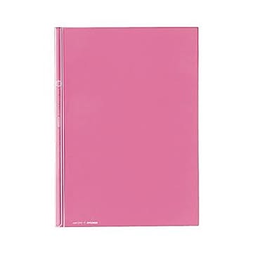 （まとめ）コクヨ レールクリヤーホルダー（カラーズ）PET A4タテ 20枚収容 桃 フ-TPC760P 1セット（5冊）【×20セット】