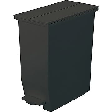 35L ペダル式 フタ付き ゴミ箱 ブラック 抗菌・防汚加工 ポリプロピレン製 幅22cm