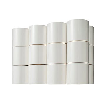 TANOSEE トイレットペーパー パルプ100% フィルム個包装 250m 72ロール 24ロール×3ケース