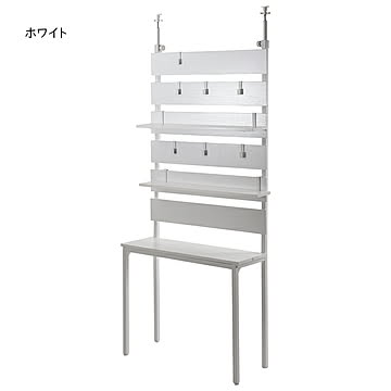 壁面収納ラック 組立式 WALLE ONLS0384 幅800x奥行290x高さ2550mm B.Bファニシング