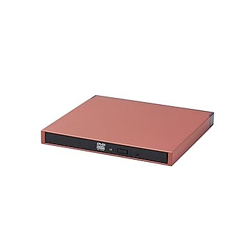 エレコム ポータブルDVDドライブ/USB3.2（Gen1）/M-DISC対応/オールインワンソフト付/Type-Cケーブル付/レッド LDR-PML8U3CVRD
