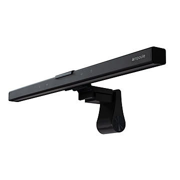 Ampoule モニターライト LED ライト タッチ式 スクリーンバー ディスプレイ モニター デスクトップ 40cm ブラック 黒 自動調光 調光 調色 USB 1100Lux Luma ルマ