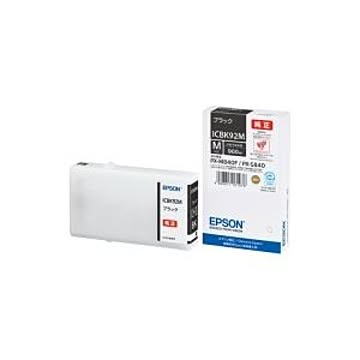 (業務用3セット) EPSON エプソン インクカートリッジ 純正 【ICBK92M】 ブラック(黒)