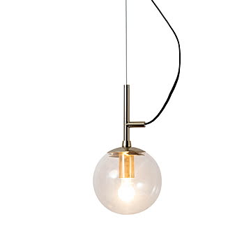 AMPERSAND FACTORY アンパサンドファクトリー Globe 1 GD グローブ1 ゴールド / ペンダントライト ペンダントランプ 吊下げ照明 天井照明 LED対応 E17 〜40W×1