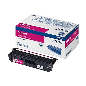 (まとめ）ブラザー トナーカートリッジ マゼンタTN-491M 1個【×3セット】