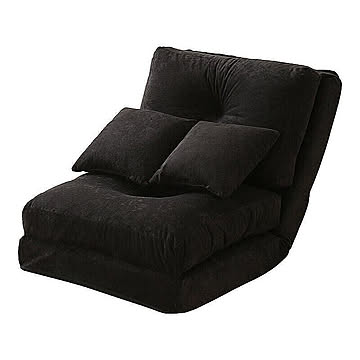 アーバン通商 3WAY ソファベッド PF-019-60 ブラック リクライニング クッション付