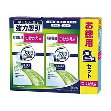 （まとめ）P＆G 置き型ファブリーズすがすがしいナチュラルガーデンの香り つけかえ用 130g 1パック（2個）【×20セット】