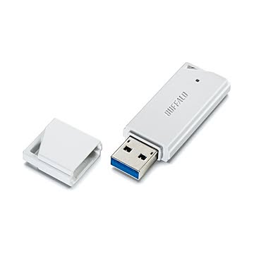 （まとめ） BUFFALO USBメモリ 32GB ホワイト RUF3-K32GB-WH×5セット