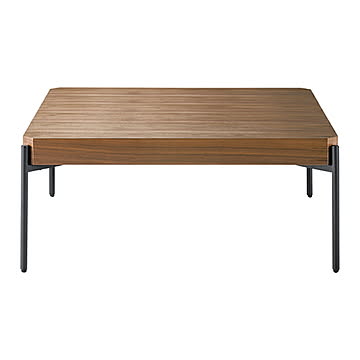 リビングテーブル 組立式 スクエア LT-49-W80S 幅815x奥行815x高さ350mm 桜屋工業