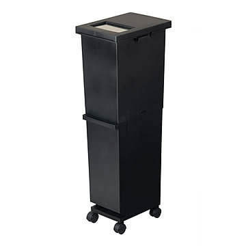 ゴミ箱 36リットル おしゃれ 蓋付き 分別 2段 ごみ箱 ダストボックス スリム キッチン リビング ダストワゴン S-U236