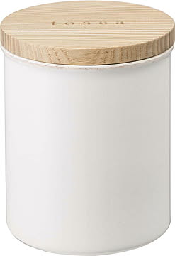 tosca トスカ(山崎実業) 陶器キャニスター pottery　canister 陶器製キャニスター ビンテージ加工 ストッカー 調味料 キッチン 台所 収納