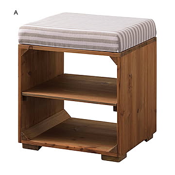 椅子 完成品 ラックスツール LFS-170 幅34x奥行29.5x高さ39cm 東谷