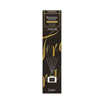 （まとめ）エステー SHALDAN フレグランスfor LDK Stick ベルベットムスク つめかえ 80ml 1セット【×20セット】