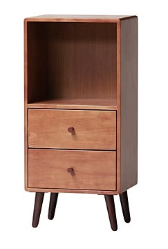 UTILITY 弘益 チェスト KOKOA-CH ココア 幅40cm 奥行30cm 高さ85cm ラバーウッド 組立式 送料込み