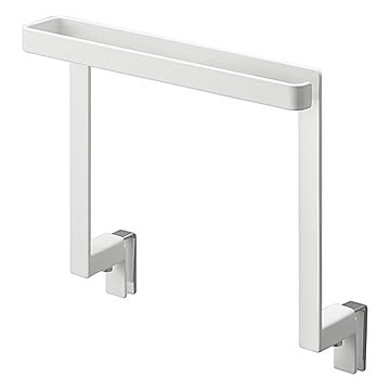 tower タワー (山崎実業) キッチンシンク下収納扉タオルハンガー H15 Cabinet Door Towel Hanger [15cm] 収納 タオルハンガー ねじ 整理整頓