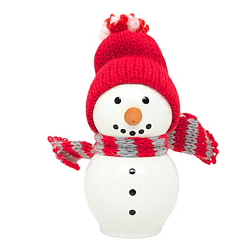 ノルディカニッセ スノーマン　ハット＆ミトン/ニット帽