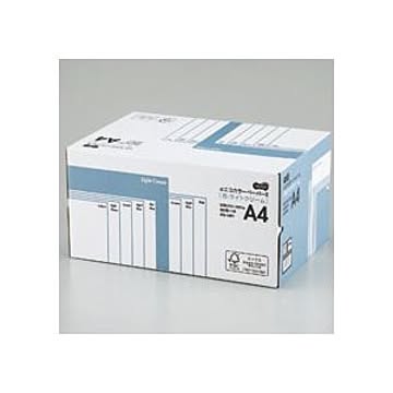 （まとめ） TANOSEE αエコカラーペーパーII A4 ライトクリーム 業務用パック 1箱（5000枚：500枚×10冊） 【×10セット】